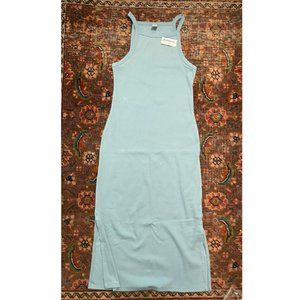 NWT Old Navy Fitted Rib-Knit Cami Dress in Geyser